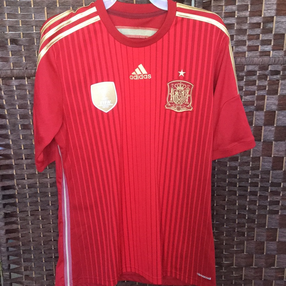 2010 world cup champions Spain jersey
